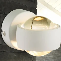 Plafón LED Randi en blanco