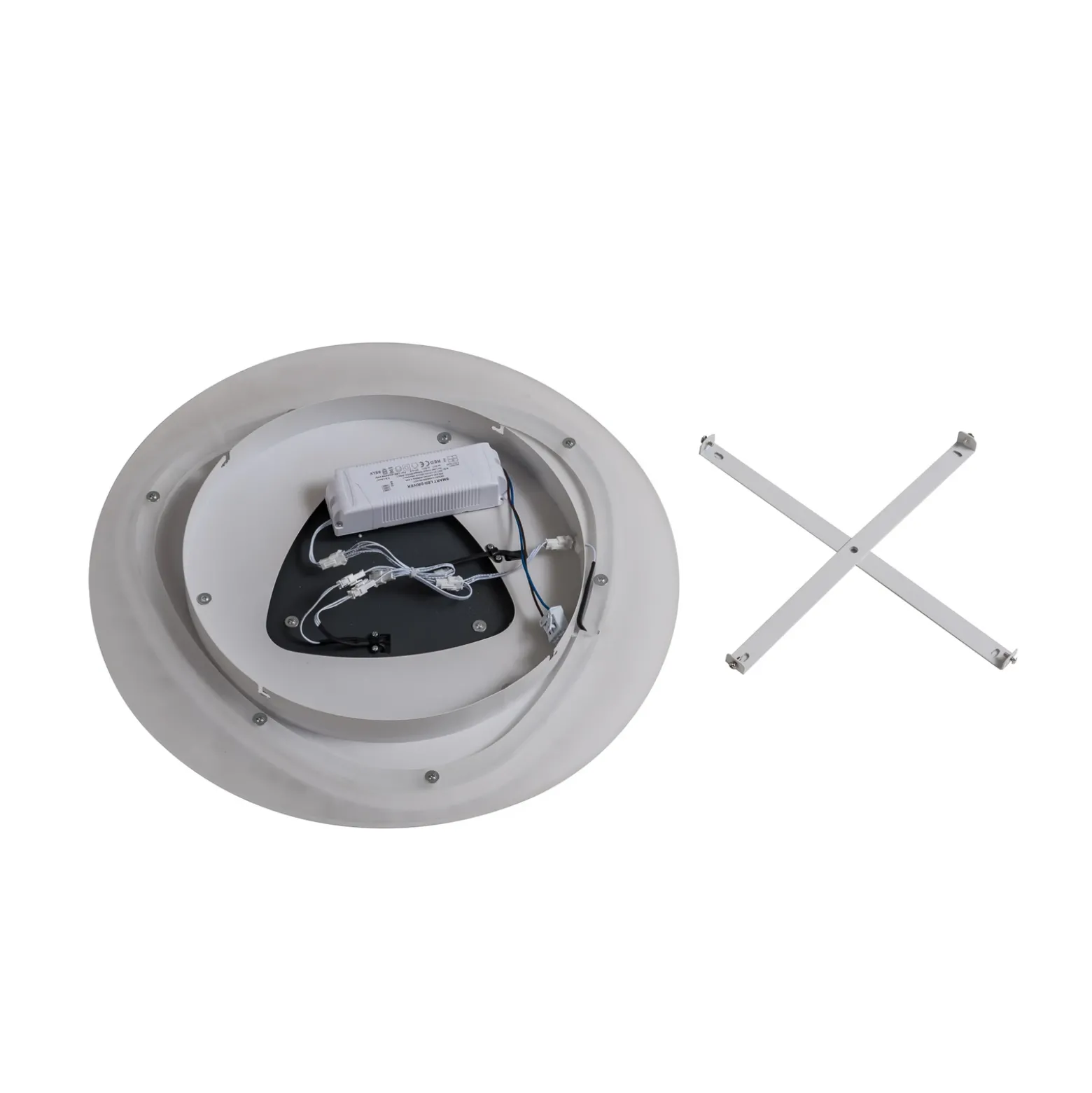 Plafón LED Rebeka de Lindby, Ø 50 cm, CCT, control remoto