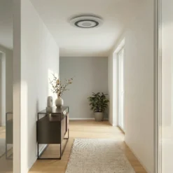 Plafón LED Rebeka de Lindby, redondo, Ø 70 cm, CCT, atenuable