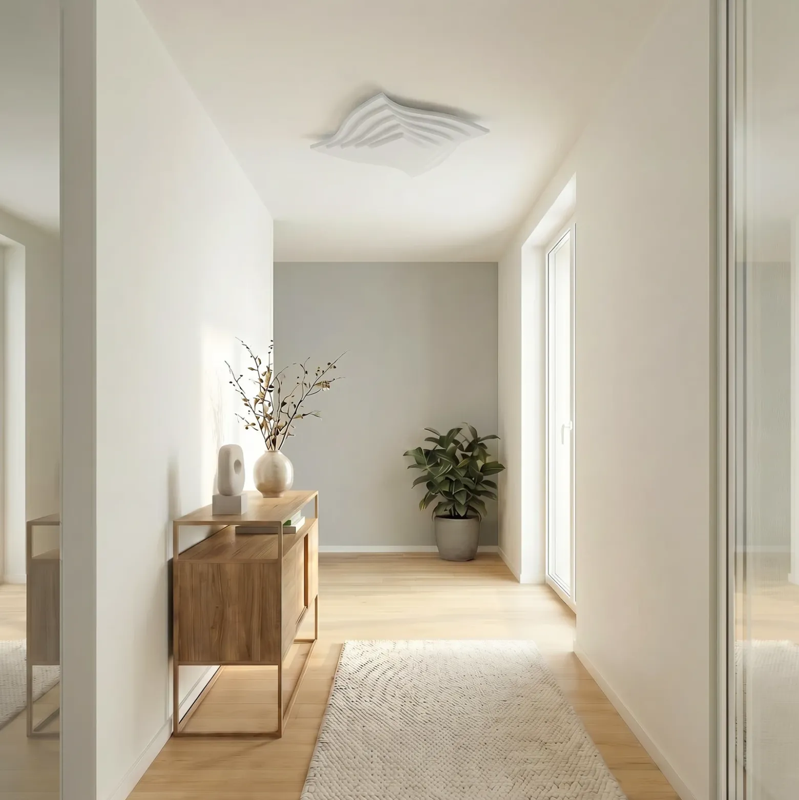 Plafón LED Rebeka de Lindby, 47 x 47 cm, CCT, control remoto