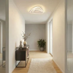 Plafón LED Rebeka de Lindby, 48 x 49 cm, CCT, control remoto