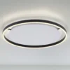 Plafón LED Ritus, Ø 58,5cm, antracita