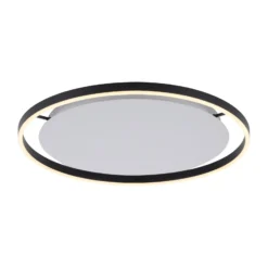 Plafón LED Ritus, Ø 58,5cm, antracita