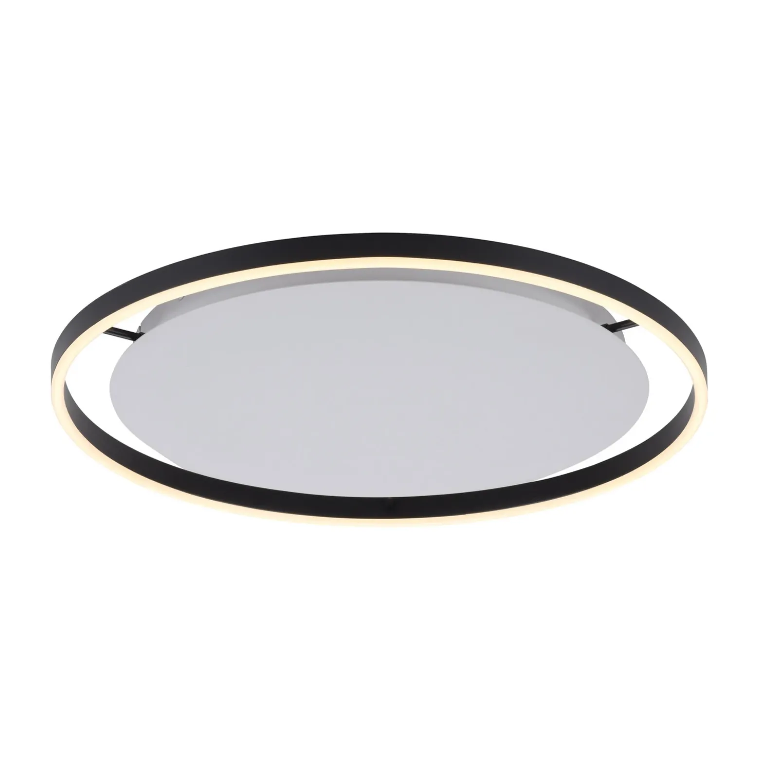 Plafón LED Ritus, Ø 58,5cm, antracita