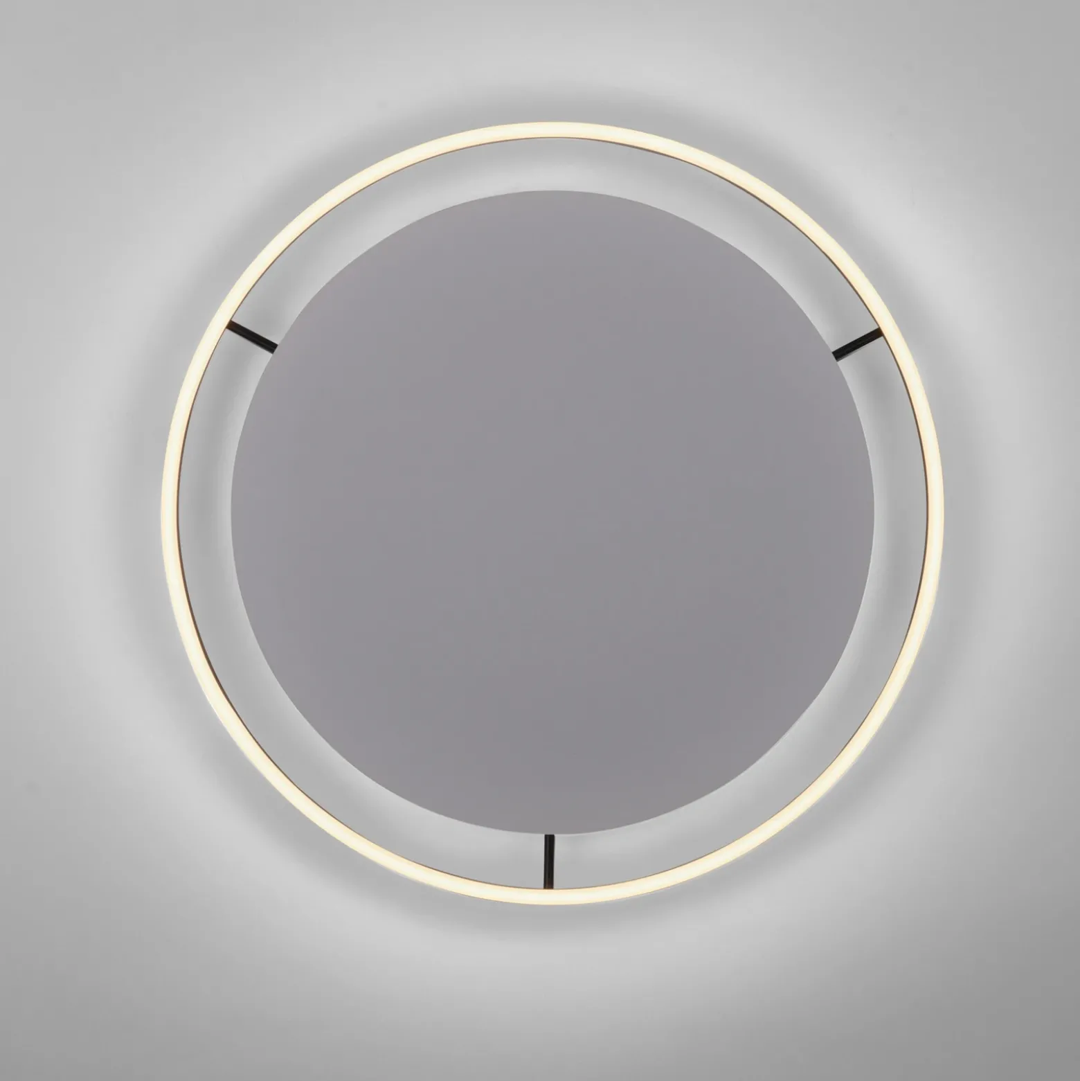 Plafón LED Ritus, Ø 58,5cm, antracita