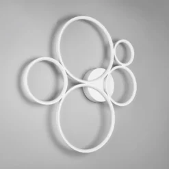 Plafón LED Rondo, blanco mate
