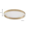 Plafón LED Rotundo de Lucande, Ø 40 cm, latón, atenuable