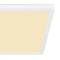 Plafón LED Sapana, angular, atenuable, blanco