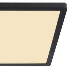 Plafón LED Sapana, angular, atenuable, negro
