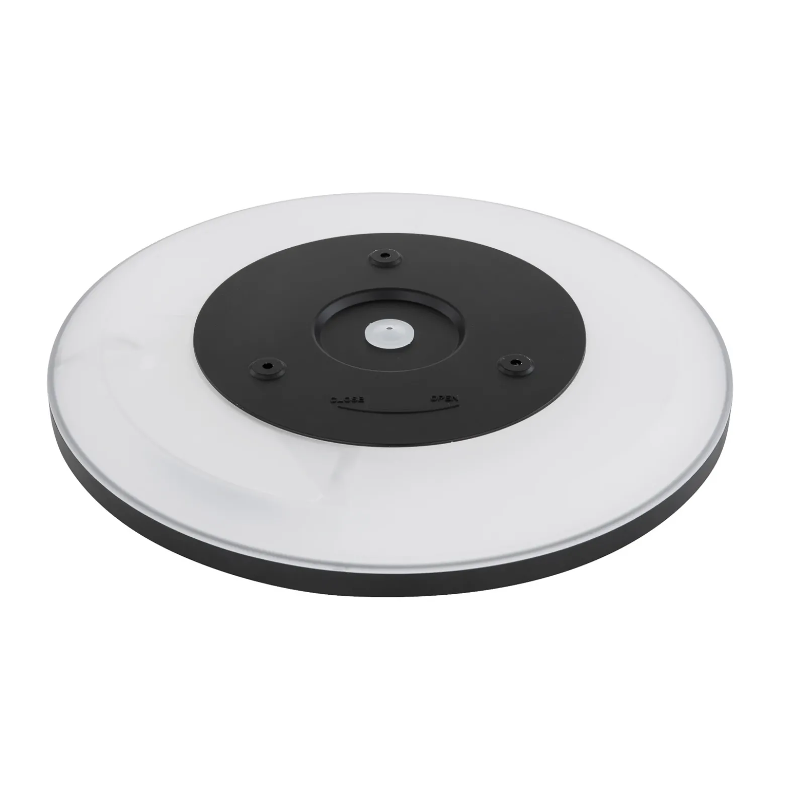Plafón LED Sapana, negro, redondo, atenuable