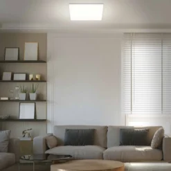 Plafón LED Slim, angular 42 x 42 cm