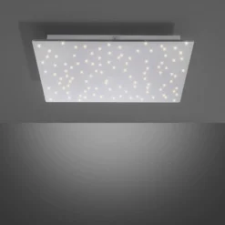 Plafón LED Sparkle CCT dim acero 45x45cm