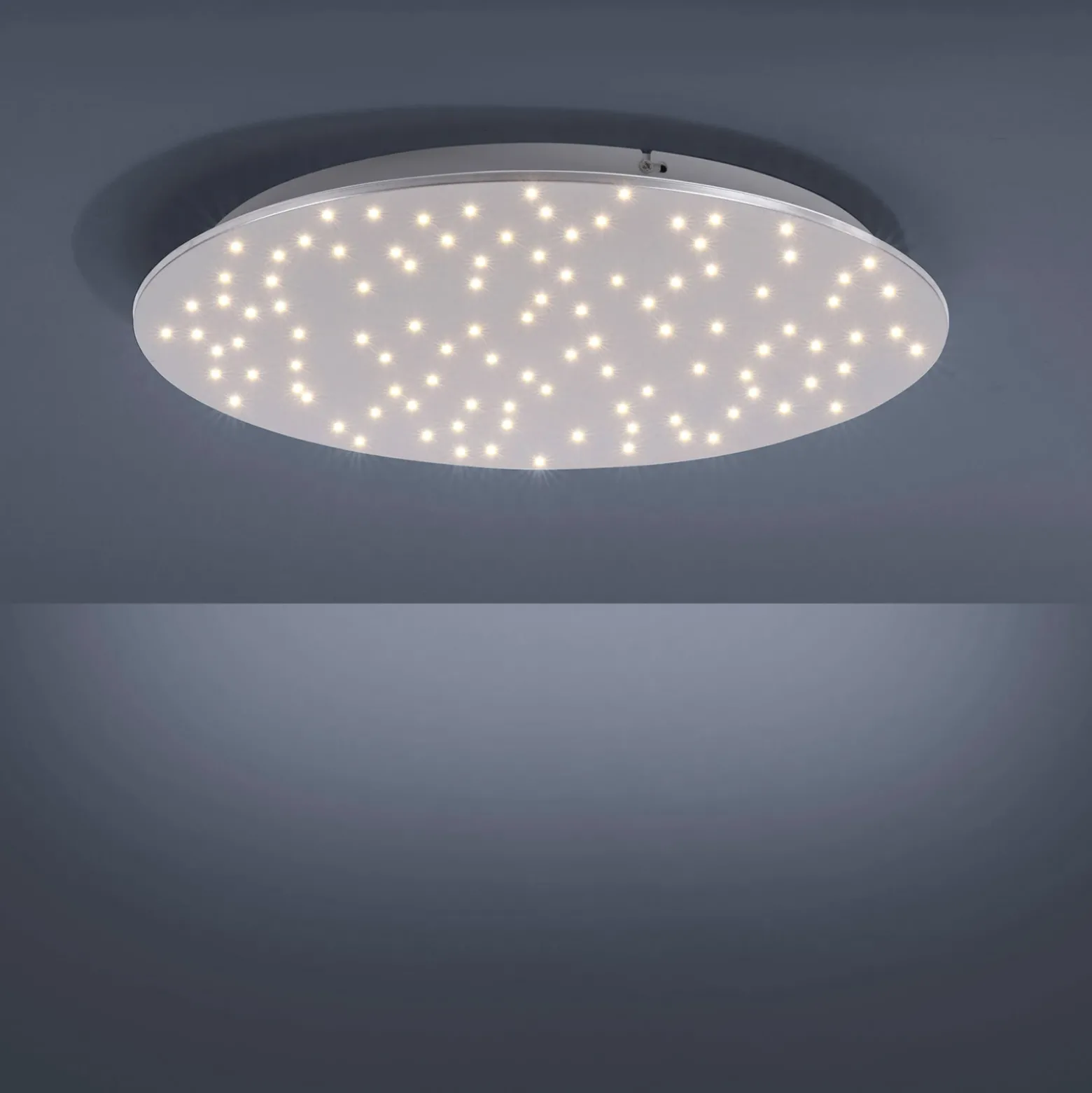 Plafón LED Sparkle CCT dim acero Ø 48cm