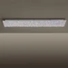 Plafón LED Sparkle CCT dim acero 100x45cm