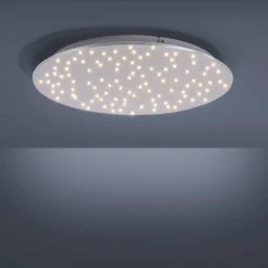 Plafón LED Sparkle CCT dim acero Ø 48cm