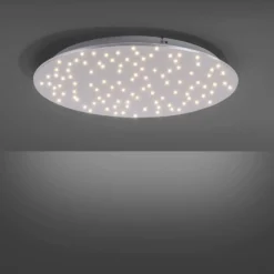 Plafón LED Sparkle CCT dim acero Ø 48cm