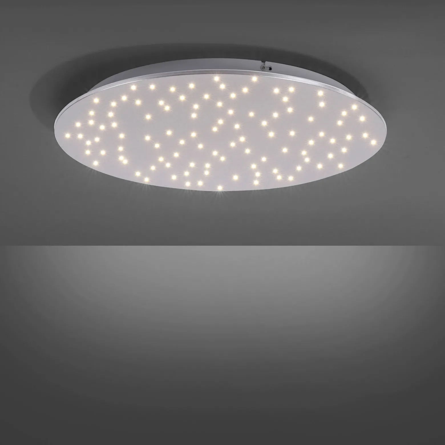 Plafón LED Sparkle CCT dim acero Ø 48cm