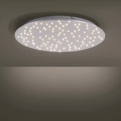 Plafón LED Sparkle CCT dim acero Ø 48cm