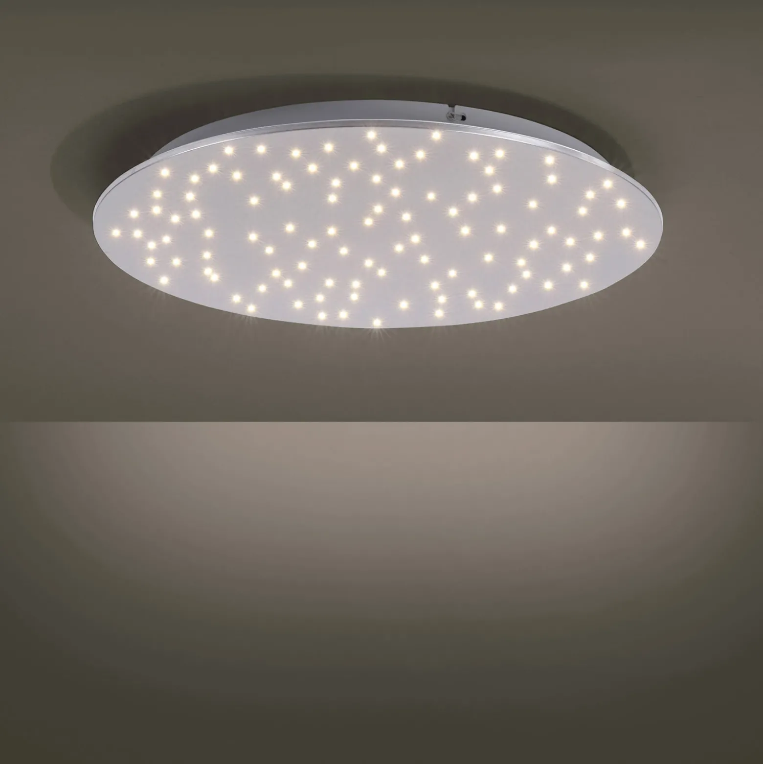 Plafón LED Sparkle CCT dim acero Ø 48cm