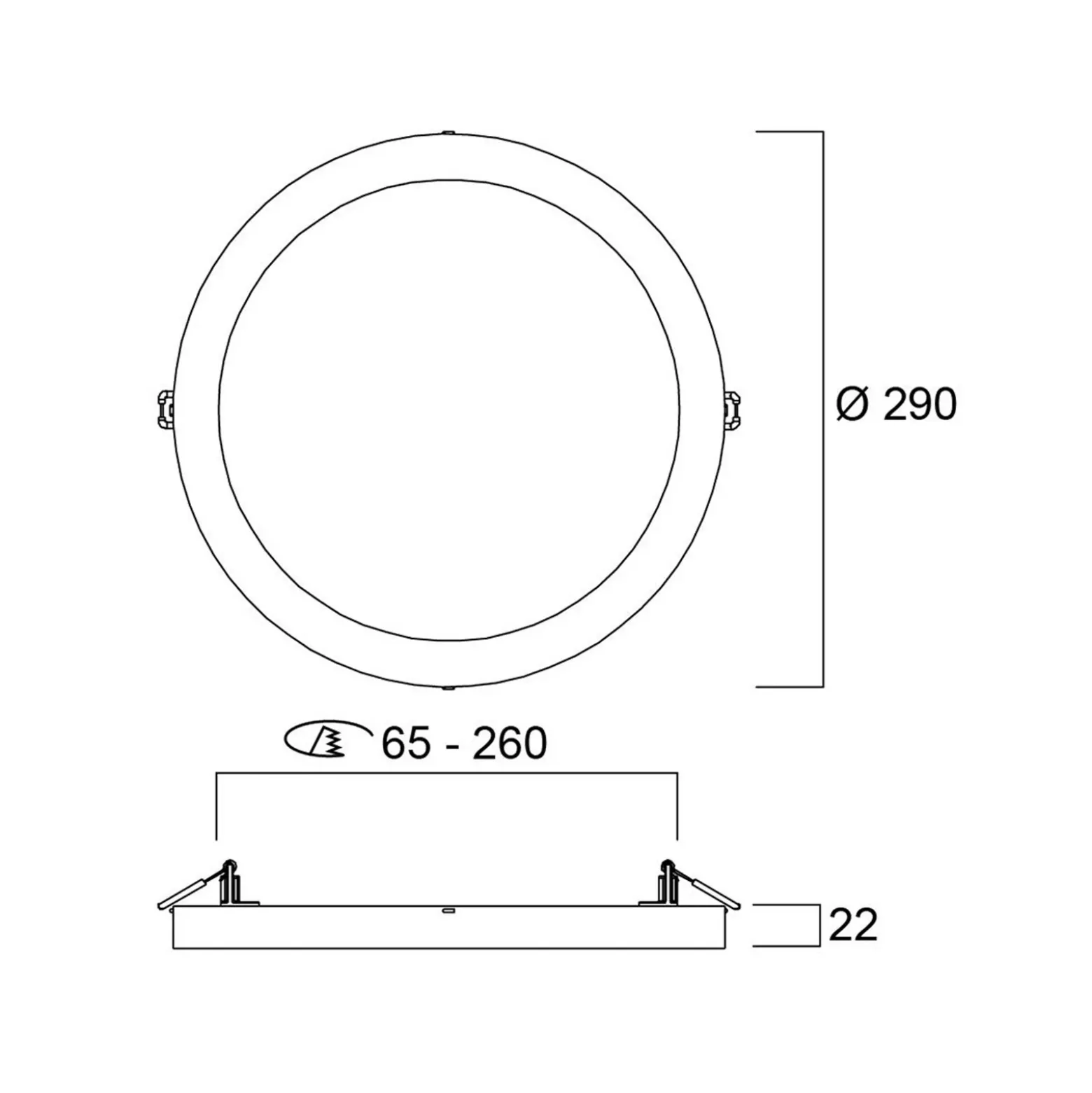 Plafón LED START 5 en 1, blanca, Ø 29 cm, CCT, atenuable