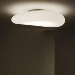 Plafón LED Stilnovo Mr. Magoo, fase, Ø52 cm