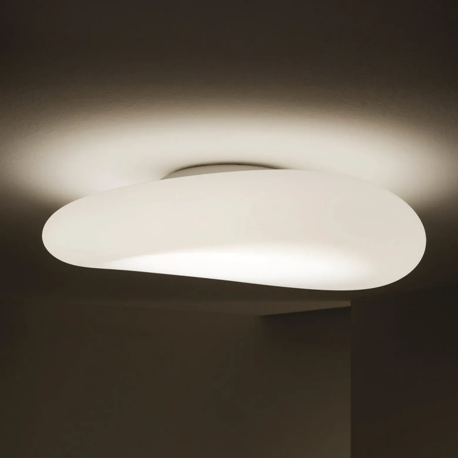 Plafón LED Stilnovo Mr. Magoo, fase, Ø76 cm