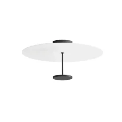 Plafón LED Stilo_S, negro, Ø 55 cm