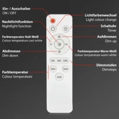 Plafón LED Style, control remoto