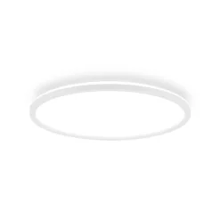 Plafón LED Tava A, Ø 42 cm, plástico, blanco