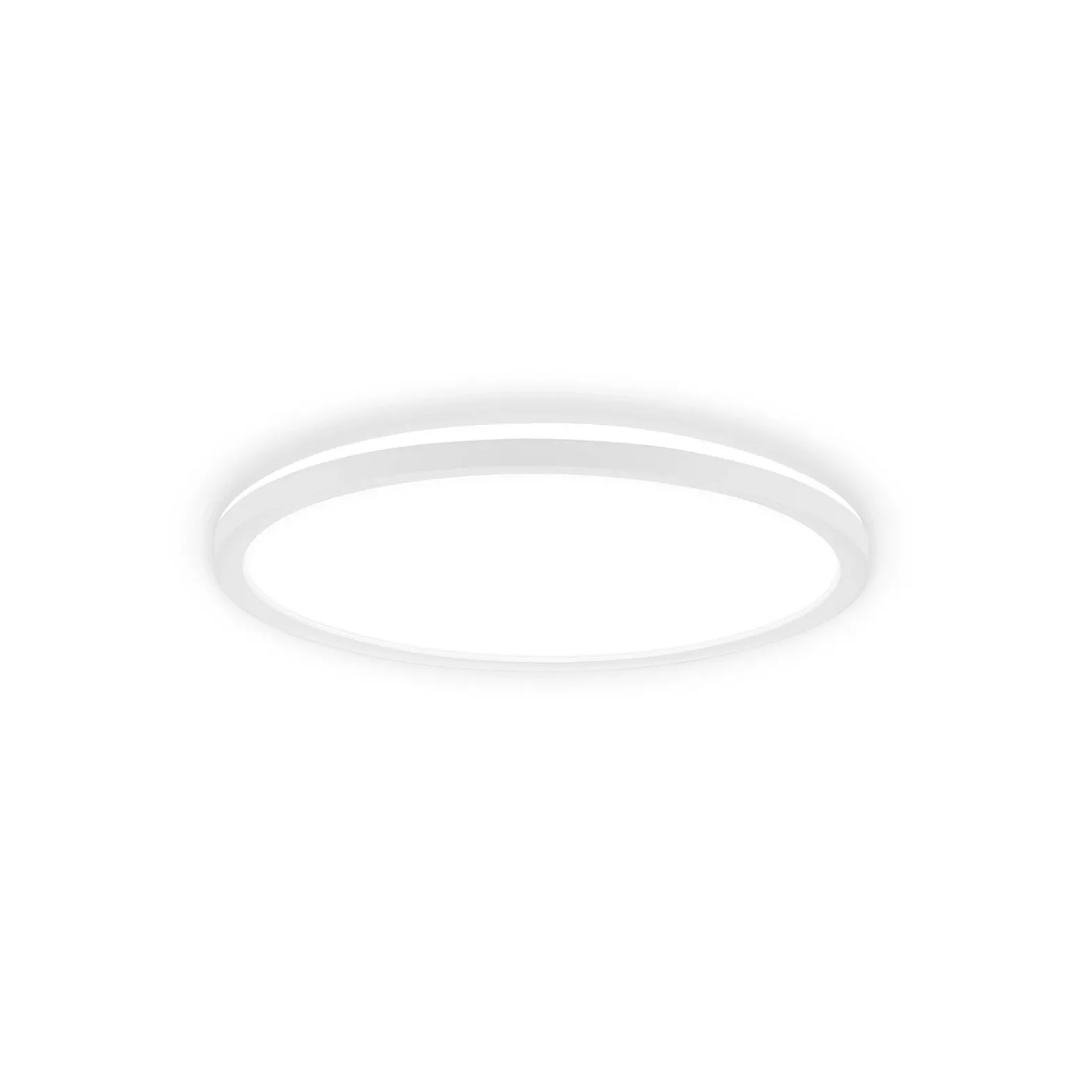 Plafón LED Tava A, Ø 29 cm, plástico, blanco
