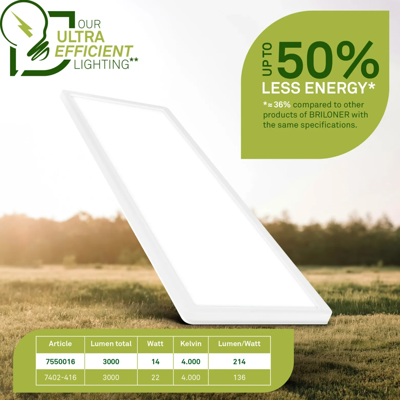 Plafón LED Tava A, 58x20 cm, plástico, blanco