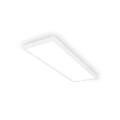 Plafón LED Tava A, 58 x 20 cm, plástico, blanco