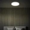 Plafón LED Tava, blanco, Ø 24 cm, plástico