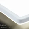 Plafón LED Tava, blanco, plástico, 98 cm, retroiluminación
