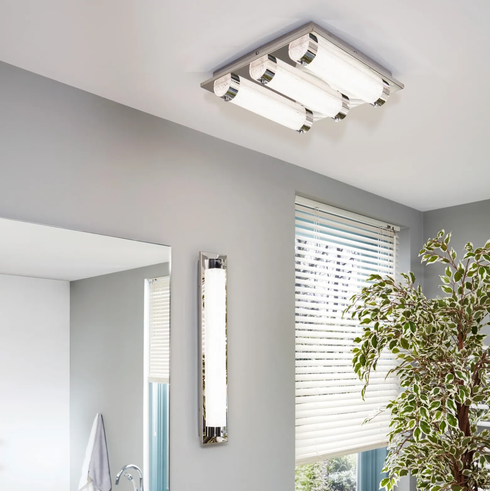 Plafón LED Tolorico, 57 cm de largo