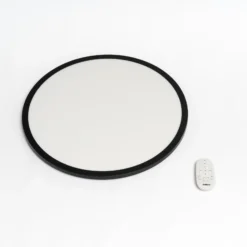 Plafón LED Tuco CCT, atenuable, negro Ø 50 cm