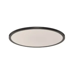 Plafón LED Tuco CCT, atenuable, negro Ø 50 cm