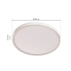 Plafón LED ultraplano Lero Ø 40 cm