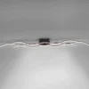 Plafón LED Wave 3.000K 137,5x16cm negro