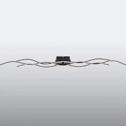 Plafón LED Wave 3.000K 137,5x16cm negro