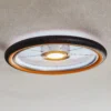 Plafón LED Wheel, RGB, negro