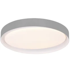 Plafón LED Zeta tunable white, gris/blanco