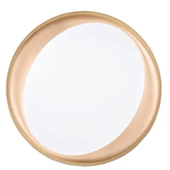 Plafón LED Zeta tunable white, negro/oro