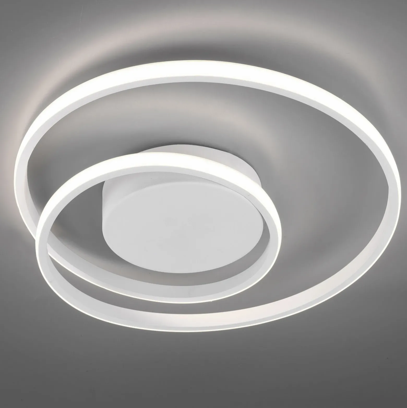 Plafón LED Zibal, atenuable, blanco