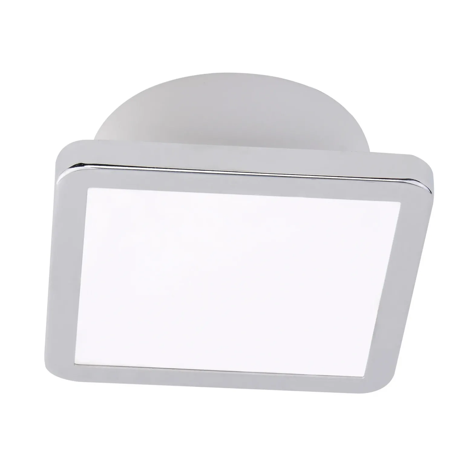 Plafón LightMe Aqua Uno, 11 x 11 cm, cromada, IP44