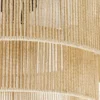 Plafón Lindby Anuva, beige natural, papel, Ø 45 cm