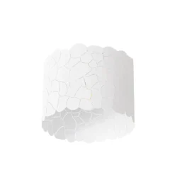 Plafón Lindby Aralena, blanco, metal, Ø 26 cm