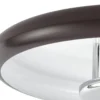 Plafón Lindby Branford, estilo retro, Ø 35 cm, marrón, metal