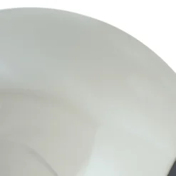 Plafón Lindby Isamer, gris humo, Ø 80 cm, globo