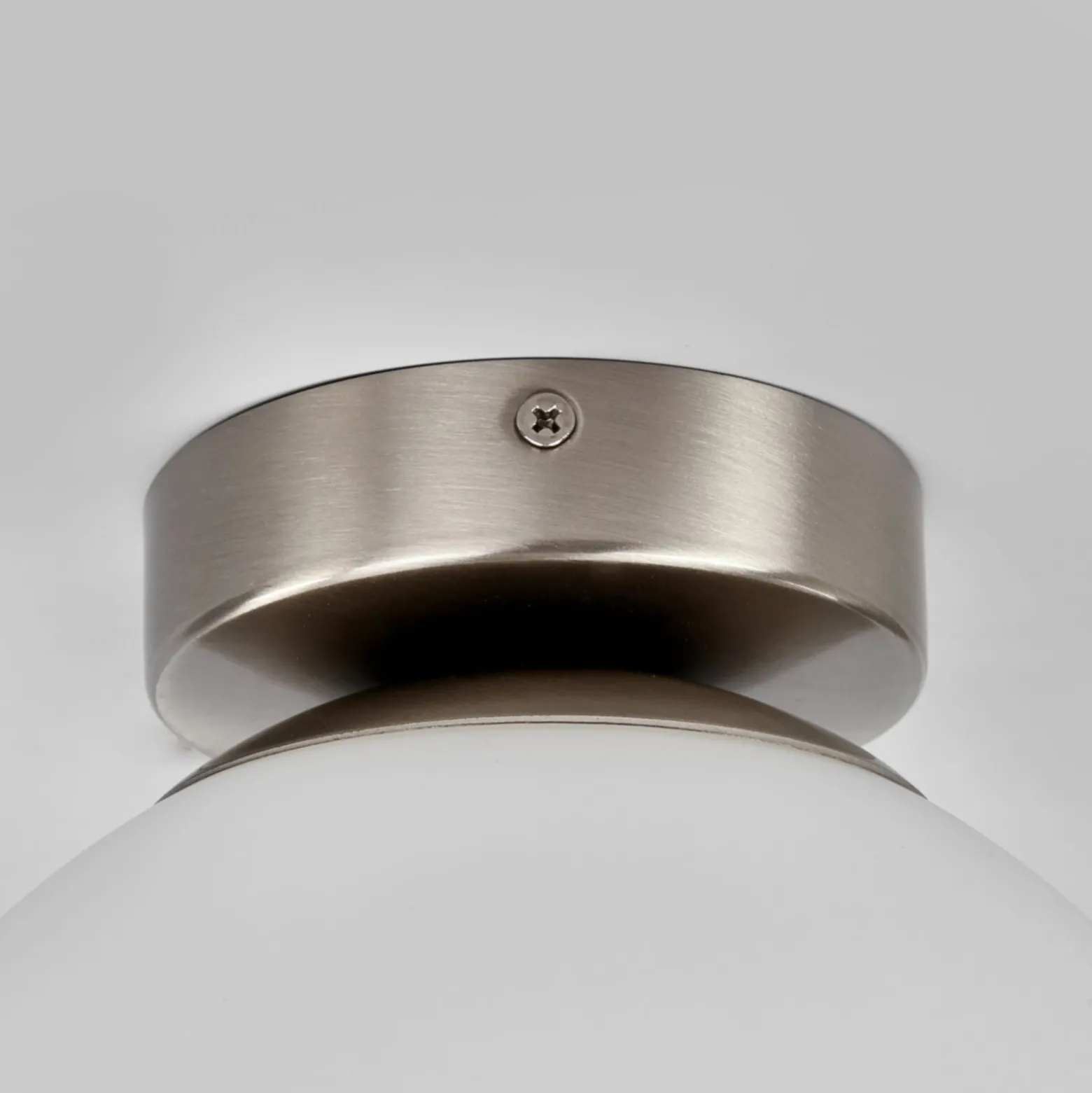 Plafón Lindby Lennie, blanco, cristal, Ø 20 cm, IP44, E27